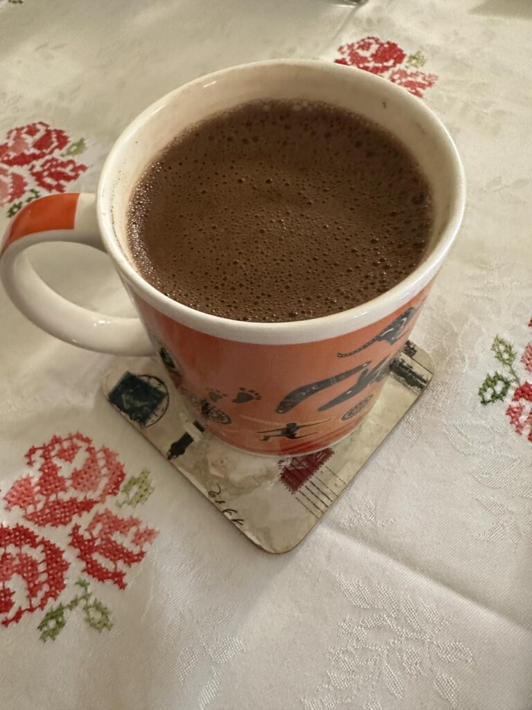 5enses Culinary & Agricultural greek coffee on tablecloth
